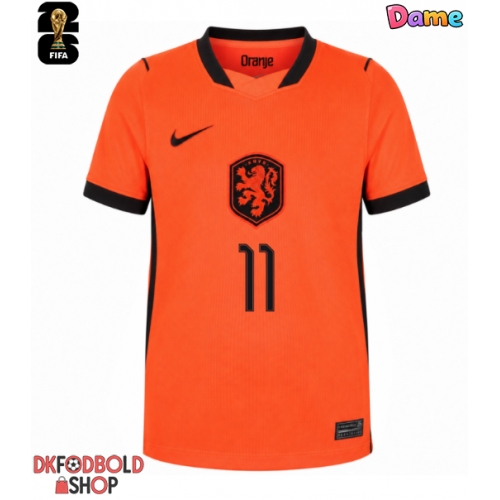 Holland Cody Gakpo #11 Hjemmebanetrøje Dame VM 2026 Kort ærmer